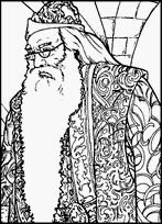 coloriage albus dumbledore